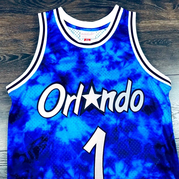 Mitchell & Ness Orlando Magic Penny Hardaway Blue 1994-95 Galaxy Swingman Jersey - Picture 8 of 10